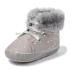 Primeiros caminhantes inverno bebê fluff manter quente nascidos flash menino botas infantis sapatos de berço