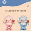 Rattles Mobiles Upgraded Electronic Pets Pig Dancing Toy Doll Electric Lighting Music Twisting Swing Left And Right Walking Cute Smart 231113