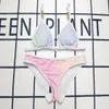 Gradient Color Swimwear Womens Bikini Sets Designer Letters Drukowane bikini z zestawu stroju kąpielowego