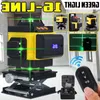 16 Lines 4D 360 Laser Level Nivel Leveling Device Green Beam Self-leveling Horizontal Vertical Measure Tool Frghl