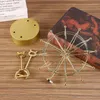 Decorative Figurines A0KC Metal Ferris Wheel Perpetual Motion USB/ Battery Powered Crafts Supplies