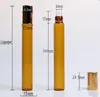 10 ml Rulla på rullflaskor för eteriska oljor Roll-on påfyllningsbar parfymflaskdeodorantbehållare med guldlock F20172257