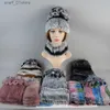 Chapéus Lenços Conjuntos Real Rex Coelho Chapéu De Pele E Cachecol Conjunto Mulheres Inverno Gorro De Malha Chapéu De Pele Natural Skullies Gorros Mulher Chapéu Feminino C ElasticL231111