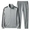 Men's Tracksuits Tracksuit conjuntos de suor Suor Suit Casual Zipper Pants Duas peças Cet Sport Sport Spring e Autumn Men Brand Sportswear 230413