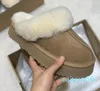 Womens Tazz Slippers Fur Slides Classic Ultra Mini Platform Tasman Slip-on Les Petites Suede Wool Blend Comfort Winter Designer Booties 35-40