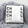 designer Letter pillow High Quality bedding home room decor pillowcase couch chair Black and white car multisize men women casual pillows