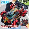 ElectricRC Car ZWN F2 RC Drift con musica luci a led 24G guanto gesto radiocomando spray acrobazia 4WD giocattoli elettrici per bambini 231110