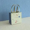 Emballage cadeau 5 pièces sacs créatifs Nougat bonbons biscuits emballage sac à main pour mariage noël bébé douche anniversaire événement fête fournitures