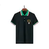 Мужская рубашка-поло Дизайнерская рубашка-поло для мужской модной направленности Вышивка буквенным принтом Одежда Одежда Футболка Черно-белая мужская деловая футболка M-3XLtop