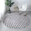 Tapis rond épais pour chambre à coucher, couverture de chevet pour fille, maison, salon, sol, coussin de fenêtre, 231113