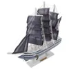 Dekoracyjne figurki Model statku żaglówka drewniana żeglarstwo morskie dekoracje dekoracje ozdoby dekoracje dekoracje