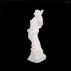 Figurine decorative 1Pc Goddess Works Art Figure Scultura Statua Artigianato Fai da te Home Desk Miniature Craft Bianco