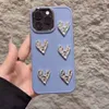 Étui de téléphone en Silicone de styliste, cadre d'amour argenté, adapté à l'iPhone 14 13 12 Pro max 11 14plus, coque souple Anti-chute