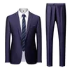 Men's Suits Business Suit Custom One Button Jacket Elegant Tuxedos Two Pieces Formal Uniform