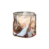 Glass Coffee Cup Origami Cup Twisted Flower Whiskey Glass Transparent Beer Glass Glass Water Cup Ins Style Creative Drinkware 030123