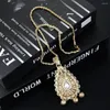 Pendanthalsband Sunspicems Charm Gold Color Marocko Women Necklace Ball Nacklace Arabiska smycken Algeriet Etikstil Solros