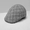 Berets Mens Dames Duckbill Cap Ivy Drive Sun Flat Cabbie Sboy Hat unisex Blm84