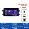 HD-Auflösung 9-Zoll-Auto-Videoradio Android 12 Eingebauter GPS-DVD-Player für SUZUKI SX4 2006-2011