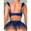 Popolare in Europa e in America biancheria intima sexy in pizzo INTIMATI lingerie donna sexy lingerie hot lingerie velata vestito da spogliarellista