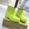 Designer Drizlita Rain Rubber Gummi Vintern Vattentät plattform Ankel Jelly Booties Australien skor regnbotar