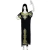 Ethnic Clothing 2023 African Evening Dresses For Muslim Embroidery Women Hijab Robe Femme Abayas Kaftan Boubou Party Gown Africa Caftan