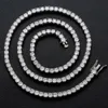 Fine Jewelry Necklaces Hip Hop Sterling Sier VVS Moissanite Diamond Cluster Iced Out Tennis Chain Bracelet Necklace for Men Women