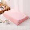 Pillow Winter Warm Crystal Velvet Latex Pillowcase Solid Color Plush Soft Bed Cover 27x44 / 30x50 40x60CM Memory Pillows Case