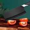 Ensemble de couteaux de cuisine, couteau de cuisine, couteau à découper les os, couteau de cuisine et couteau à fruits, ensemble de rangement avec porte-couteau