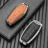 Key Rings Key Case Cover for BYD Song Plus Atto 3 Han EV Tang DM Qin Seal Dolphin Leather Metal Remote Fob Holder Keychain Car Accessories J230413