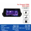 Android Video Car Radio Player para Peugeot 2008 2019-2021 com a tela QLED CarPlay 4G DSP IPS