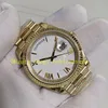 7 Color Mens Automatic Watch Men's Date 40mm 18k 18k Jaune Yellow 228238 White Roman Dal