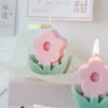 향기로운 촛불 내 향기 향이 나는 왁스 촛불 한국 가정 장식 꽃 장식 향기 수제 플로렛 촛불 촛대 장식 p230412