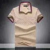 Designer 2022 Men Luxury Poloshirts Brand Clothes Summer Casual Polo Fashion Snake Bee Print broderi T Shirt High Street Mens Polos M-3XL 2SE5