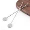 100Pcs/Lot Stainless Steel Swizzle Mixing Sticks Bar Cocktail Muddler Drink Mixer Stirring Sticks Wholesale