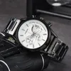 Wristwatches TA28 2023 Ly Original Men Watches Classic CARRERA Chronograph Automatic Date Steel Strap Quartz Top Clocks