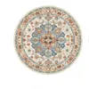 Dywany okrągłe dywany do salonu vintage kwiatowy duży obszar domu luksusowe bohemijskie ig egzotyczny sztuka miękka sypialnia dywany poliestrowe W0413