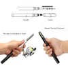 Båtfiskespö med fickfångbar fiskespöl Combo Mini Pen Fishing Pole Kit Telescopic Fishing Spin Spinning Reel Combo Kit 231102