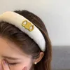 Designer pannband pu rosa headwraps kvinnor klipp smycken hårnål guld pannband