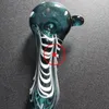 Latest Colorful Pyrex Thick Glass Hand Pipes Portable Pocket Style Filter Herb Tobacco Spoon Bowl Smoking Bong Holder Innovative Cigarette Holder Tube DHL