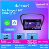 HD Touch Screen Car GPS Fideo Android Car Radio Multimedia Player for Peugeot 607 2004-2010