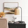 Camp Furniture Addison Rattan Table Lamp Brown - Threshold Light Bulbs Not Included
