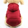 Dog Hoodie Sweaters with Hat Cold Weather Cotton with Pocket Puppy Cat Winter Warm Coat Sweater for Small Dogs Cats