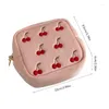 Cosmetic Bags Lovely Cherry Pattern Bag Women Small Square Travel Toiletry Pouch Lady Girls Waterproof Makeup Organizer Storage