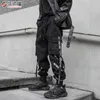 Mens Pants Harajuku Fashion Techwear Mens Cargo Pants Hip Hop Punk Male Clothing Streetwear Joggers High Street Holiday Casual Trousers 230413