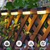 Lâmpada de parede 1pcs Luzes de deck solar de etapa LED externa com 2 modos de iluminação Cerca à prova d'água decorativa para pátio