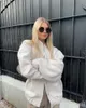 Damen Freizeitjacken Button Down Steppjacke Mantel Wintermode Oberbekleidung mit Taschen
