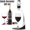 Bar Tools Professional Magic Red Wine Decanter Pourer with Filter Stand Quick Air Aerator Dispenser for Home Dining Essential Set 231113