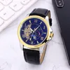 Omeg -polshorloges voor mannen 2023 Nieuwe herenhorloges 42 mm Tourbillon Automatisch mechanisch horloge top luxe merk lederen band moon fase heren mode montre de luxe one