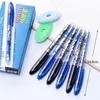 Canetas esferográficas 57pcsset gel apagável preto azul recarga haste 05mm caneta lavável lidar com escola escritório escrita suprimentos papelaria 231113