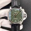 PANERI WATCH SWISS PAM1056 SAPPHIRE MIRROR Clean-Factory Factory Automatic Movement Size 44mm 수입 소 가이드 스트랩 IF2Y